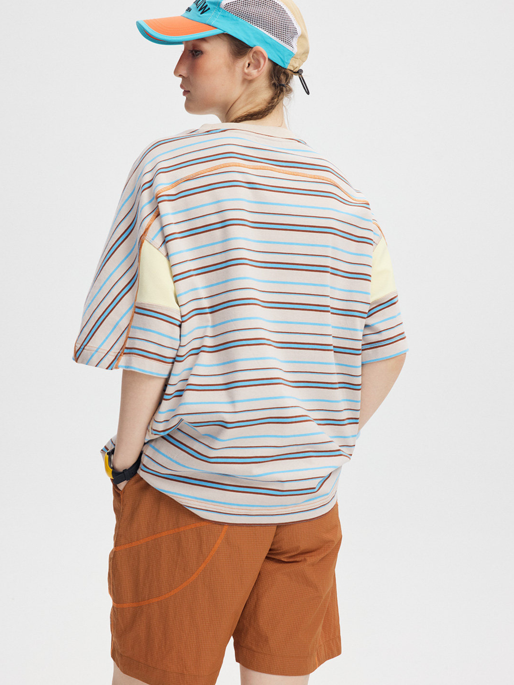 Boost - Women's Contrast Stripe Short Sleeve T-Shirt