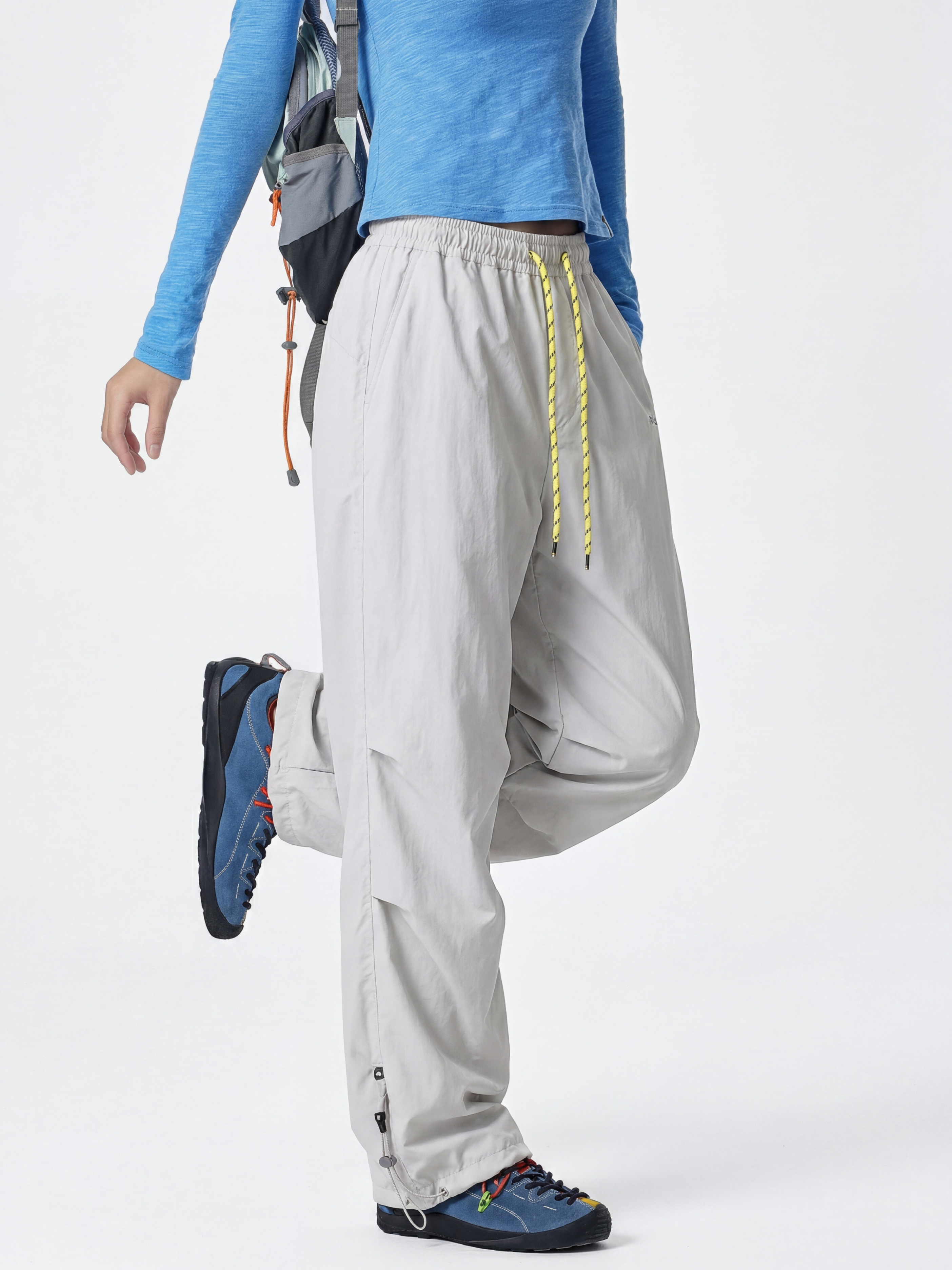 AlpTrail - Unisex Lightweight Windproof Water-Repellent Shell Pants