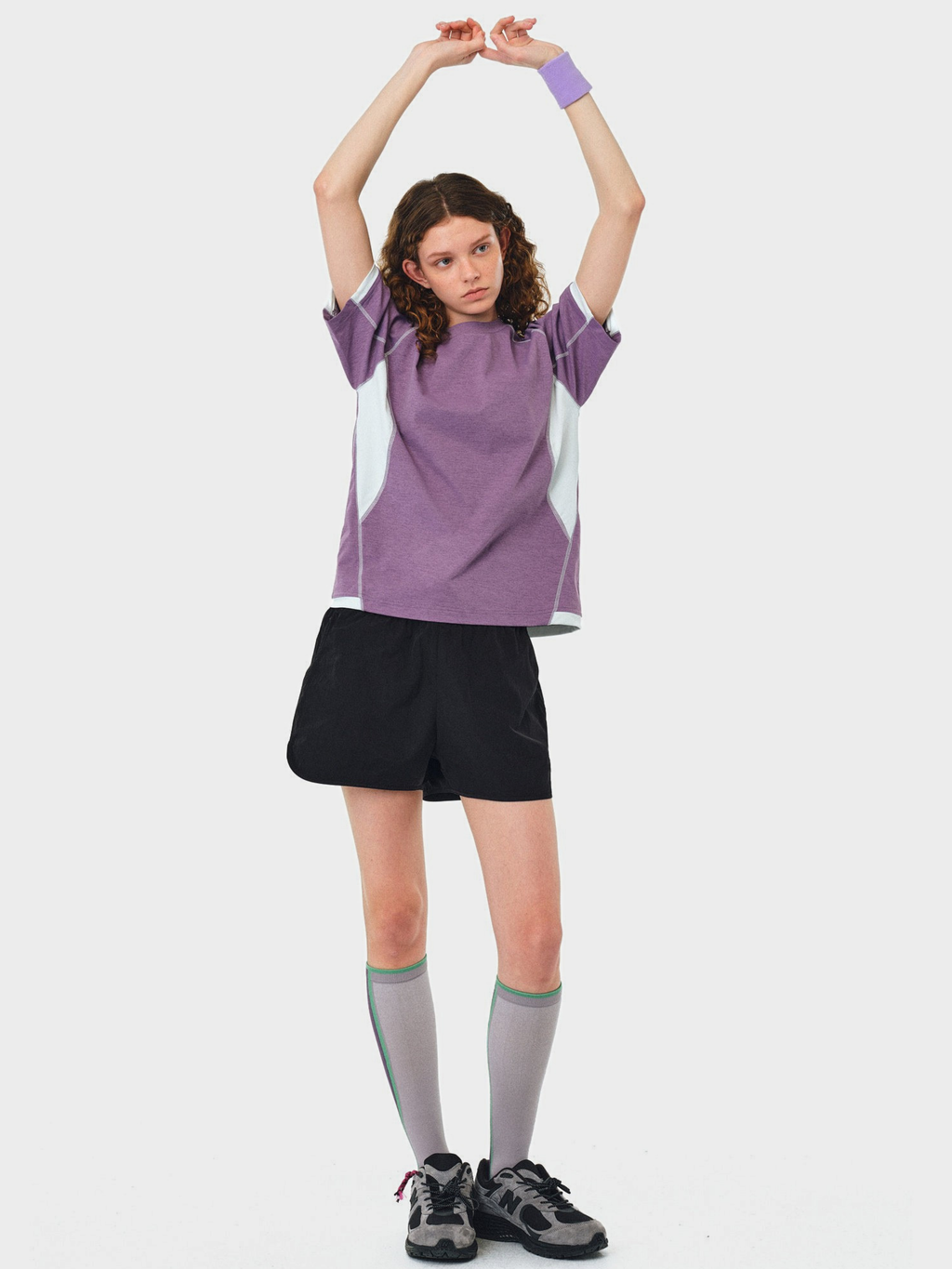 Fireclaw - Unisex Quick-Dry Colorblock Performance T-Shirt