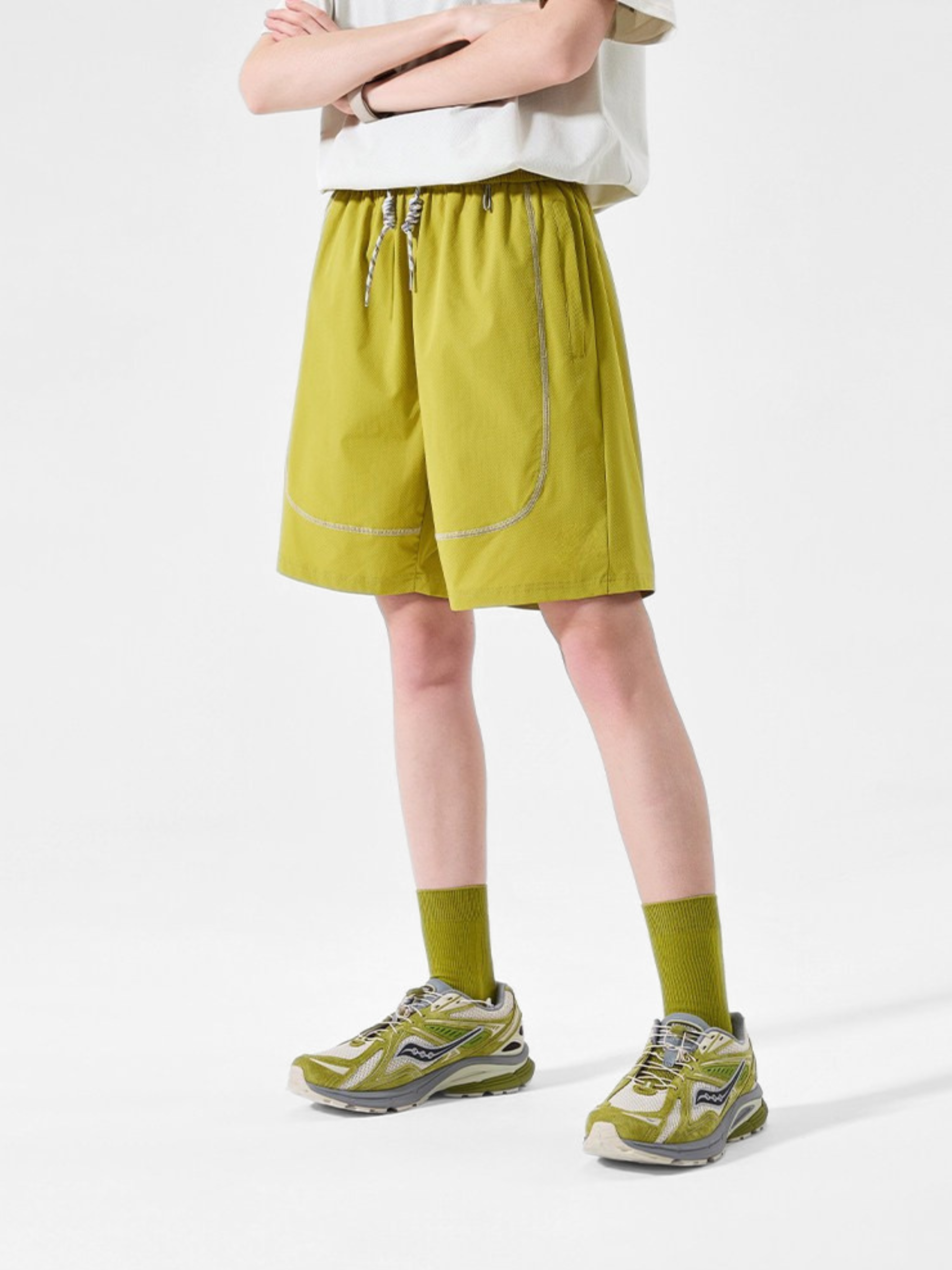ChillClip - Unisex Water-Repellent Contrast Panel Shorts