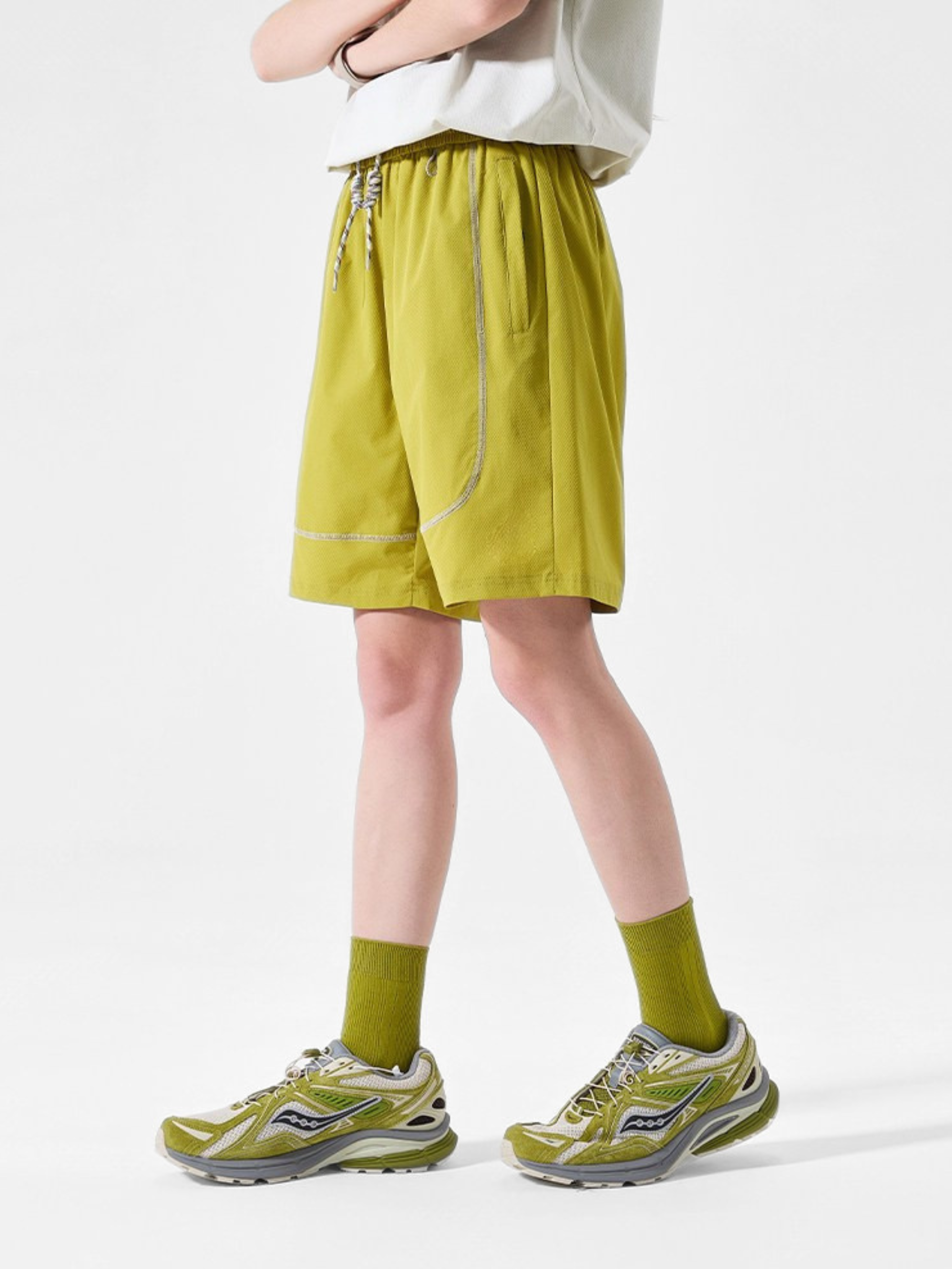ChillClip - Unisex Water-Repellent Contrast Panel Shorts