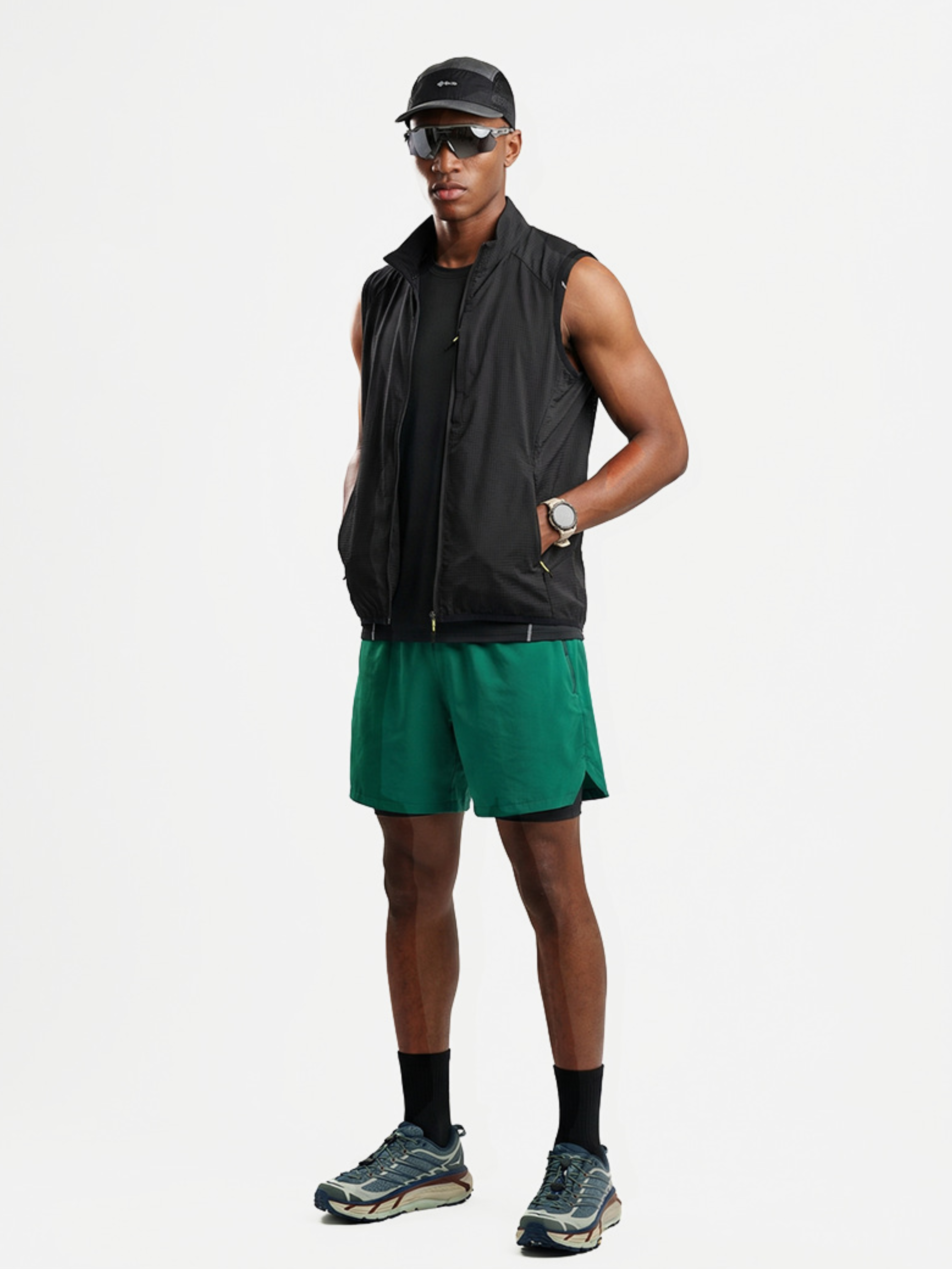 FoxCliff - Lightweight Perforated Mesh Breathable Zip Vest